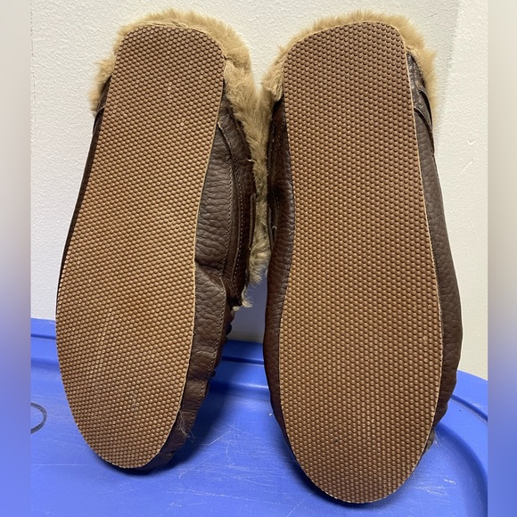 Bespoke Post Mens Hibernate Leather Mule Slipper Warm Lining Size 9 - Picture 10 of 10